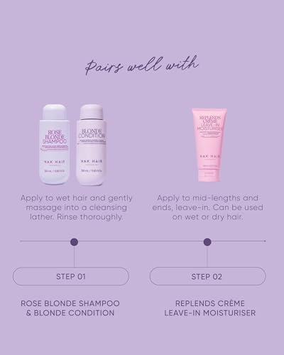 Rose Blonde Color Depositing Shampoo with Peptide - 11.8 fl oz for Blonde Hair