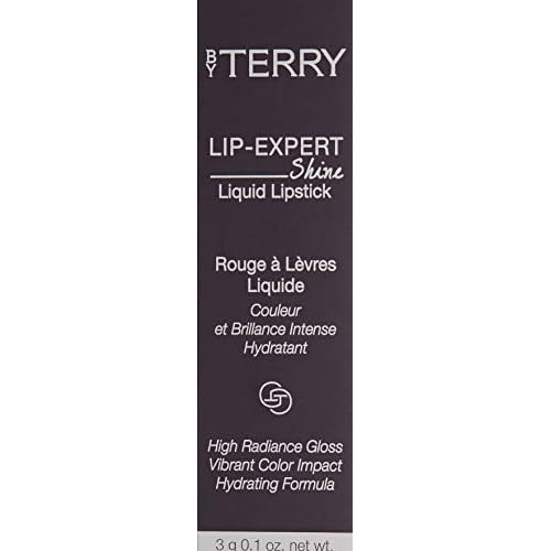 By Terry Lip-Expert Shine Liquid Lipstick, Vibrant & Kiss-Proof Lips, Highly Pigmented, Long Lasting, Red Shot, 0.14 fl oz