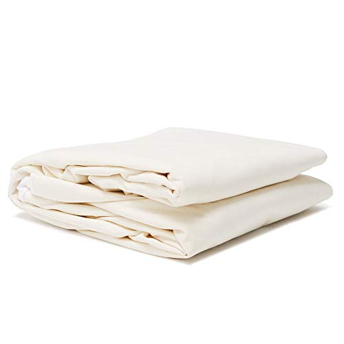 Happsy Organic Full Mattress Protector Pad - Waterproof, Breathable, 15in Deep Fitted Cover