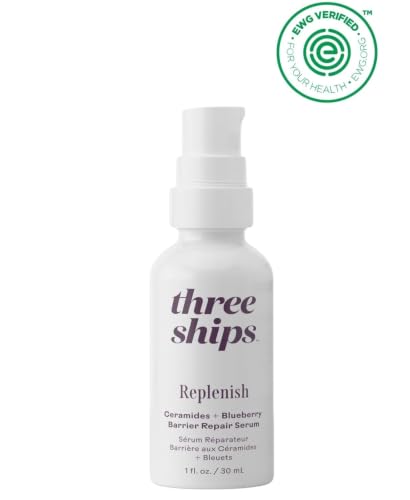 Replenish Ceramides Blueberry Barrier Repair Serum - Hydrating Face Treatment