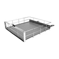 20 Inch Pull-Out Cabinet Organizer - Heavy-Gauge Steel Frame, Silver, Includes Variation of THIS listing