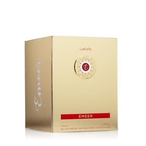 Unisex Eau de Parfum Spray 3.4oz - Lattafa Emeer Fragrance 2023