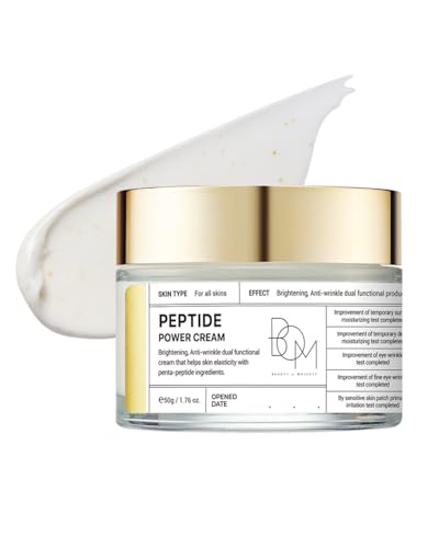 Peptide Gold Hydrating Face Cream - Anti-Aging Moisturizer with Collagen Support