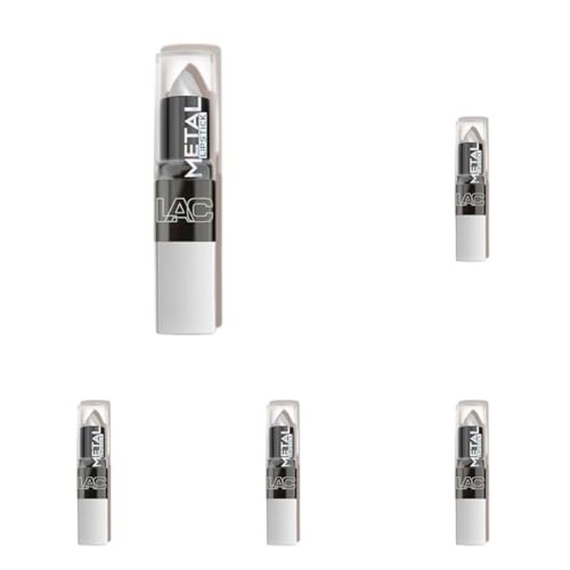 L.A. COLORS Metal Lipstick, Pixie Dust CML561 (Pack of 5)