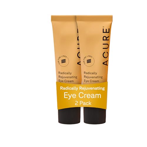 Acure Radically Rejuvenating Eye Cream 1 fl oz Pack of 2 - Anti-Aging Hydrating Treatment