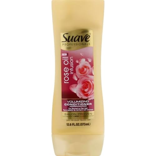 Suave Professionals Conditioner For Fine to Flat Hair Rose Oil Infusion Volumizing Conditioner 12.6 oz