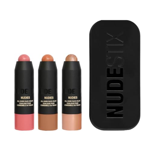 Mini Makeup Kit with Cream Blush, Bronzer & Highlighter - Travel Size