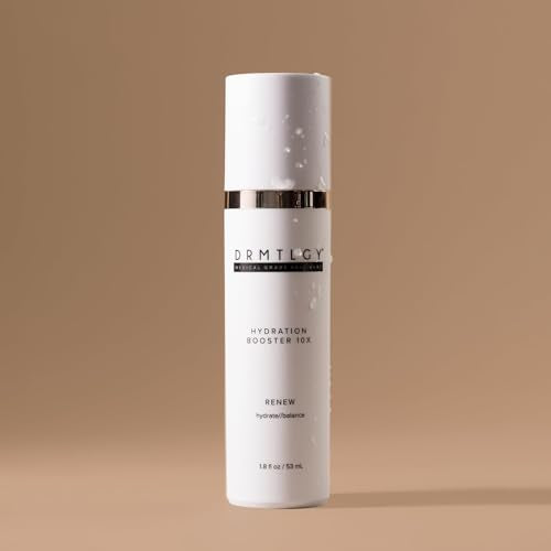 DRMTLGY Hydration Booster 10X ? Hyaluronic Acid Serum for Intense Hydration & Skin Plumping ? With Soybean, Green Tea & Aloe ? Reduces Fine Lines & Boosts Moisturizer Absorption ? 1.8 fl oz