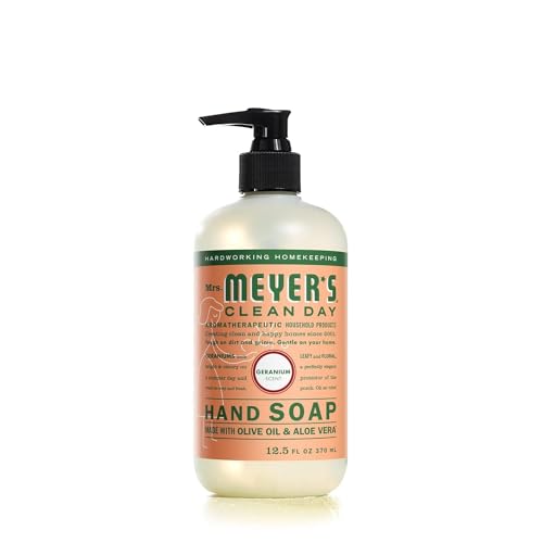 Mrs. MEYER'S Clean Day Liquid Hand Soap Geranium 12.5 Fl Oz (Pack of 1)
