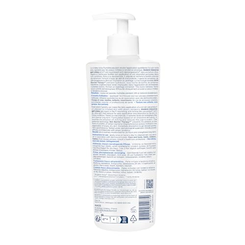Bioderma Atoderm Intensive Gel-Cream - Soothing Dry & Sensitive Skin Moisturizer, 16.9 Fl Oz