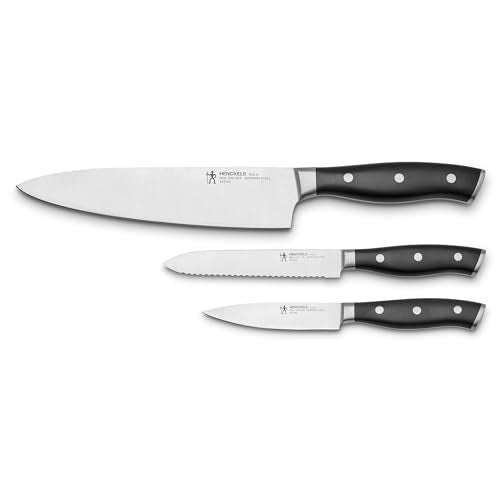 Henckels Emeril Nola 3-Piece Knife Set Stainless Steel - Razor-Sharp, German Designed