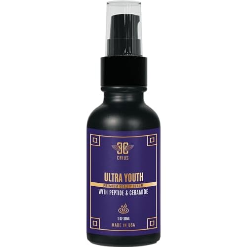 Ultra Youth Serum 1 oz,Helps Create Barrier To Retain Moisture, Promotes Skin Elasticity, Helps Boost Radiance, Non-GMO, Cruelty-Free Products, Made In USA,