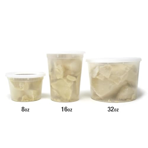 Raw Cocoa Butter Chunk 16oz - Natural Moisturizer for Skin, Body & DIY Skincare