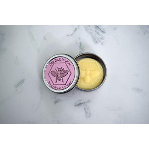Honey House Naturals Bee Bar Gift Set ? Small Bee Bar .6 ounces ? All-Natural Ultra Moisturizing Lotion Bar Infused with Essential Oils and Butters ? 5 Piece Set