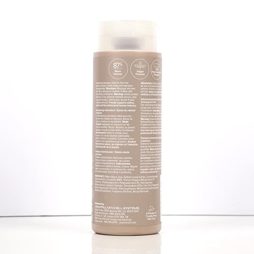 Paul Mitchell Extra-Body Shampoo 16.9 Fl Oz Adds Bounce & Fullness for Fine Hair