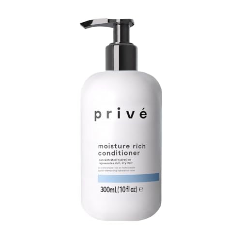 Prive Moisture Rich Conditioner 10 Oz Deep Moisturizer for Dry Hair