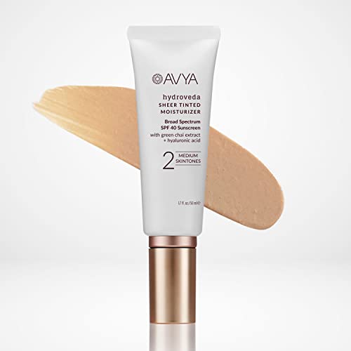 AVYA Skincare SPF 40 Tinted Moisturizer Shade #2 Medium 1.7oz – Hydrating, Natural Coverage