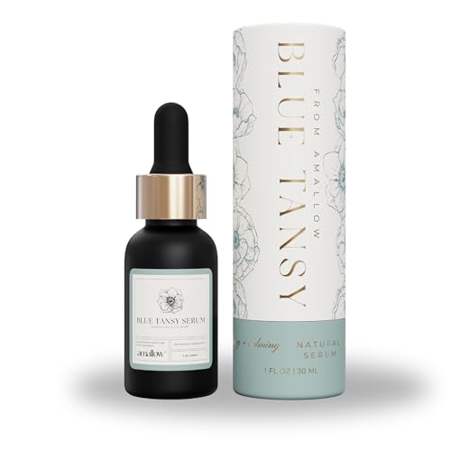 Blue Tansy Face Serum for Sensitive Skin - Anti-Aging Botanical Facial Oil 1 oz