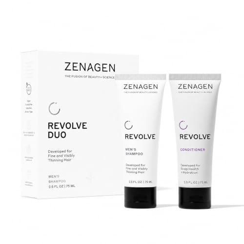 Zenagen Revolve Women's Travel Hair Care Duo for Thinning Hair 2.5 Fl Oz