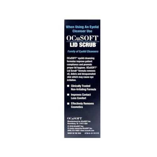 OCuSOFT Dry Replacement Pads for Eyelid Cleansing, 100 Count ? For Use with OCuSOFT Lid Scrub Cleanser (Sold Separately)