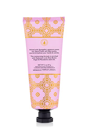 SPONGELLÉ French Lavender Hand Cream - Moisturizing Hand Lotion for Dry Skin