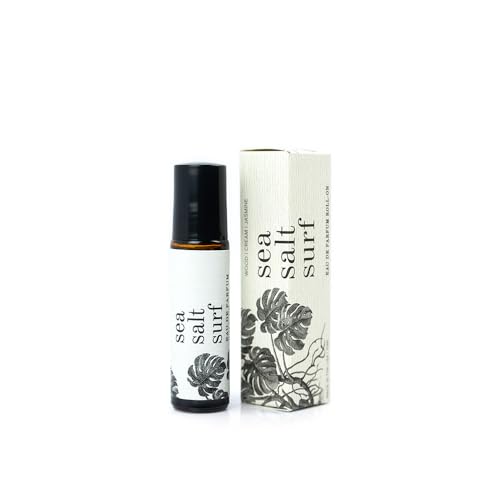 Sea Salt Surf Roll-On Perfume - Natural Essential Oil Fragrance, Vegan & Eco-Friendly