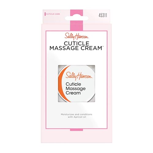 Sally Hansen Nail Treatment Cuticle Massage Cream¢â | Moisturizing Cuticle Care | Nourishes & Conditions Dry Nails & Cuticles