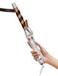 SheGlam Automatic Curling Iron 1 Inch, Long Barrel, Up to 430°F, Dual Voltage, Rotating Wand for Long Hair