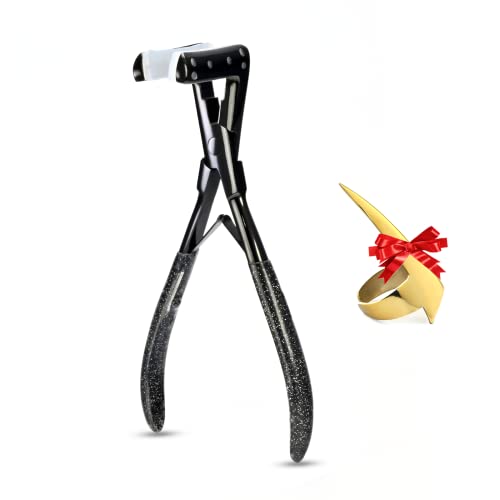 Professional Tape-In Hair Extension Plier - 7 Inch Stainless Steel Weft Sealing Tool