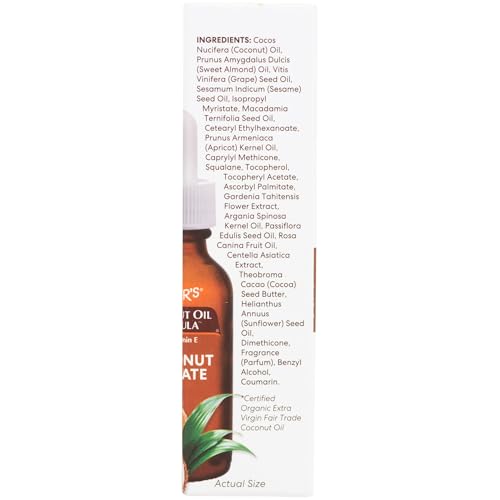 Facial Oil with Coconut Monoi - Luminous Hydration 1 Oz Pack of 2