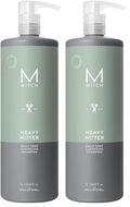 MITCH by Paul Mitchell Heavy Hitter Deep Cleansing Shampoo for Men 33.8 Fl Oz Pack of 2