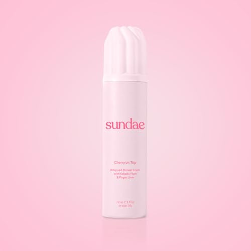 sundae Whipped Shower Foam Cherry On Top Foaming Body Wash 8.9 fl oz, 265ml