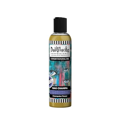 Dollylocks Conditioning Hair & Scalp Oil - Nag Champa - Plant-Based Vegan Moisturizer 4oz