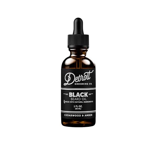Black Beard Oil with Natural Oils - 1 oz - Hydrating & Strengthening - Handcrafted in Detroit Variation of THIS listing