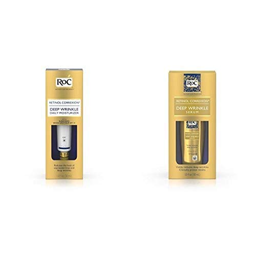 RoC Retinol CORREXION Deep Wrinkle Daily Moisturizer with Anti-Aging Deep Wrinkle Serum