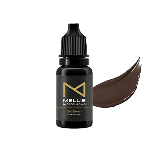 Microblading Pigment 10ml Soft Brown - Medical Grade Eyebrow Tattoo Ink