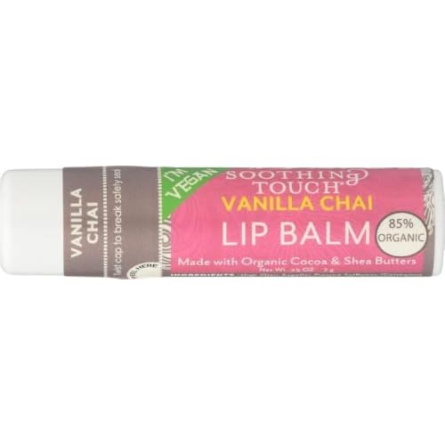 Soothing Touch Lip Balm - Vegan Vanilla Chai - Case of 12-0.25 oz