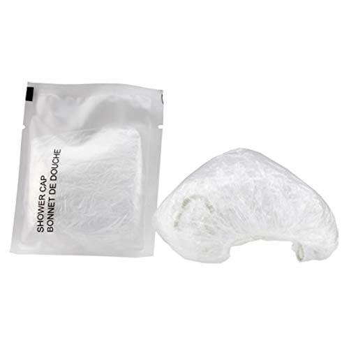 World Amenities Waterproof Disposable Shower Cap - 288 Pack Travel Size