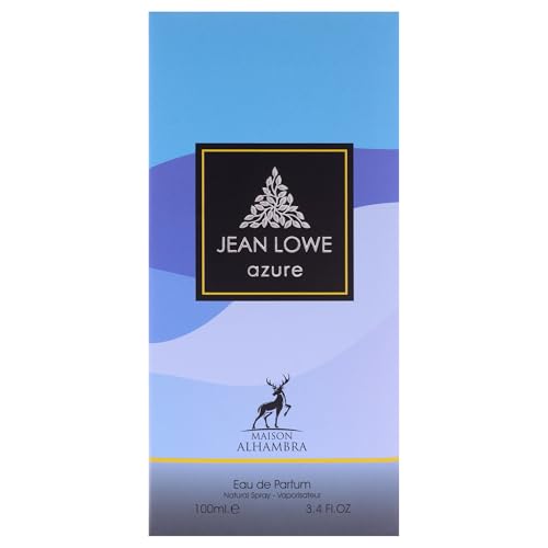 Unisex Jean Lowe Azure Eau de Parfum Spray - Maison Alhambra 3.4 oz