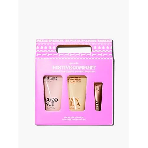 Victoria's Secret PINK Personal Care Beauty Gift Set, Lotion and Lip Oil