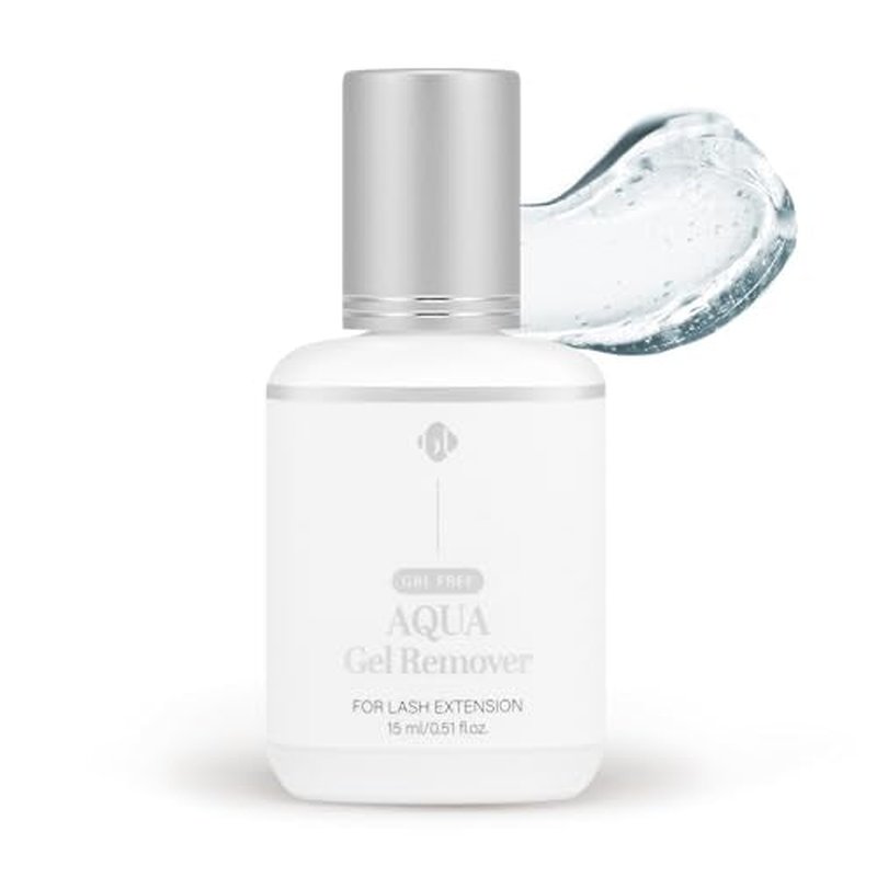 BL Lashes Aqua Gel Remover | Lash Glue Remover for Eyelash Extensions, Alcohol Acetone GBL Free, Low Irritation, Suitable for Sensitive Skin, Fast Action Dissolves Strong Glue in 2 Minutes (0.51 oz)