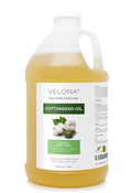 Velona Cotton Seed Oil - 1 Gallon (128 Fl Oz) Cold Pressed Refined Food & Cosmetic Grade - Variation of 128 Ounce Pack