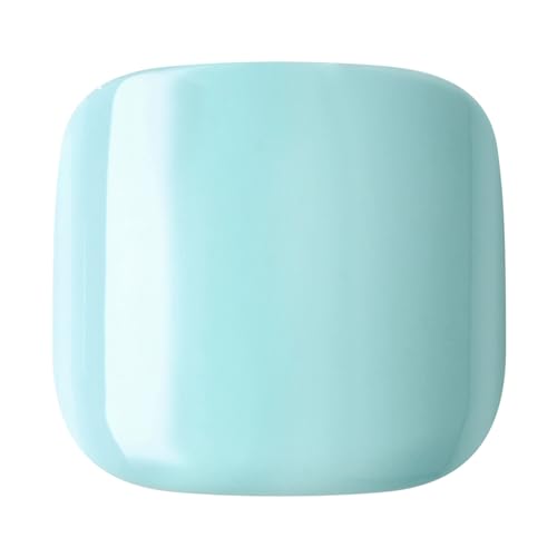 KISS Impress Color Toenails Press on 24 Pcs, Vivid Color, Simple Peel & Press Easy Apply, Hassle-Free Removal, Essential Tools Included