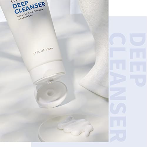 ATOMY Evening Care Deep Cleanser - 150ml x 2 pack, Facial Foam, Face Wash