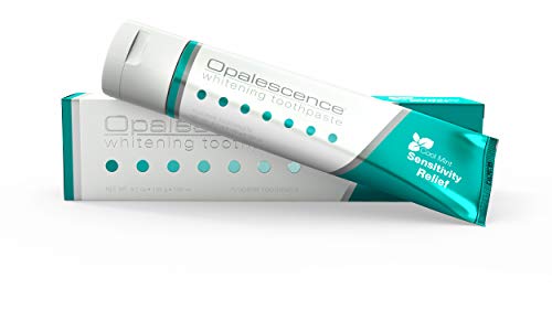Opalescence Whitening Toothpaste for Sensitive Teeth - Mint Flavor, Gluten Free, 4.7 Ounce - Pack of 3