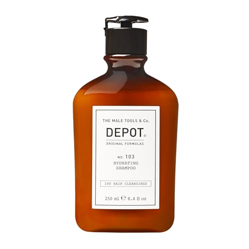 DEPOT No. 103 Hydrating Shampoo 8.45 Fl Oz - Moisturizing Hair Care for Dry, Brittle Hair