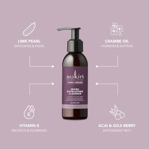 Gentle Facial Cleanser for Sensitive Skin - All Natural, Vegan & Cruelty-Free - 4.23 oz