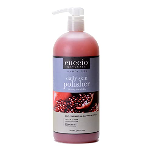 Body Scrub with Pomegranate & Fig - Gentle Exfoliation for Soft, Radiant Skin - 32 oz
