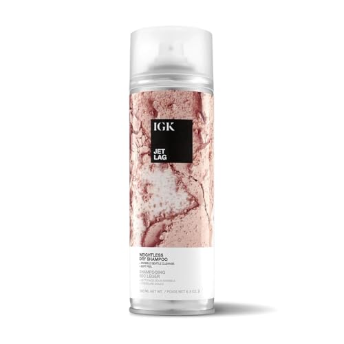 Full Size IGK Jet Lag Invisible Dry Shampoo Spray 6.3 Oz - No White Residue