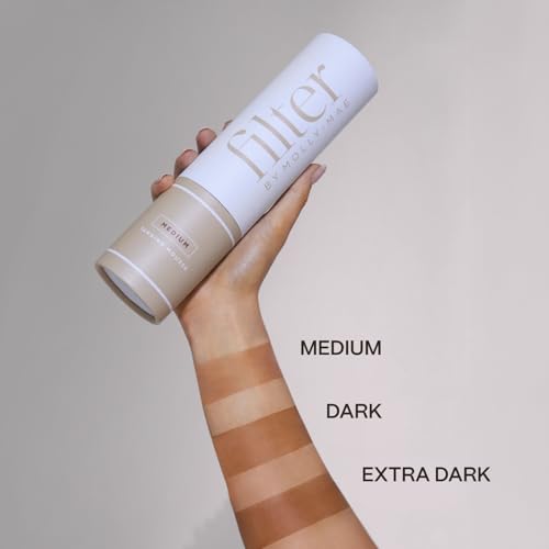 Self Tanner Mousse Medium - Flawless Sun-Kissed Glow, 6.7oz, Filter by Molly-Mae